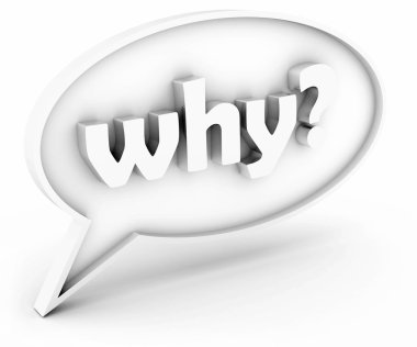 Why? chat box clipart