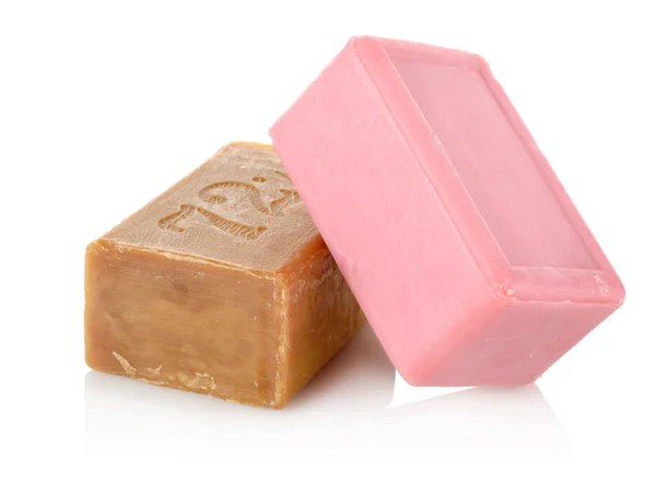 Two pieces of soap — Stock Photo, Image