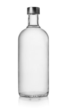 Bottle of vodka isolated clipart
