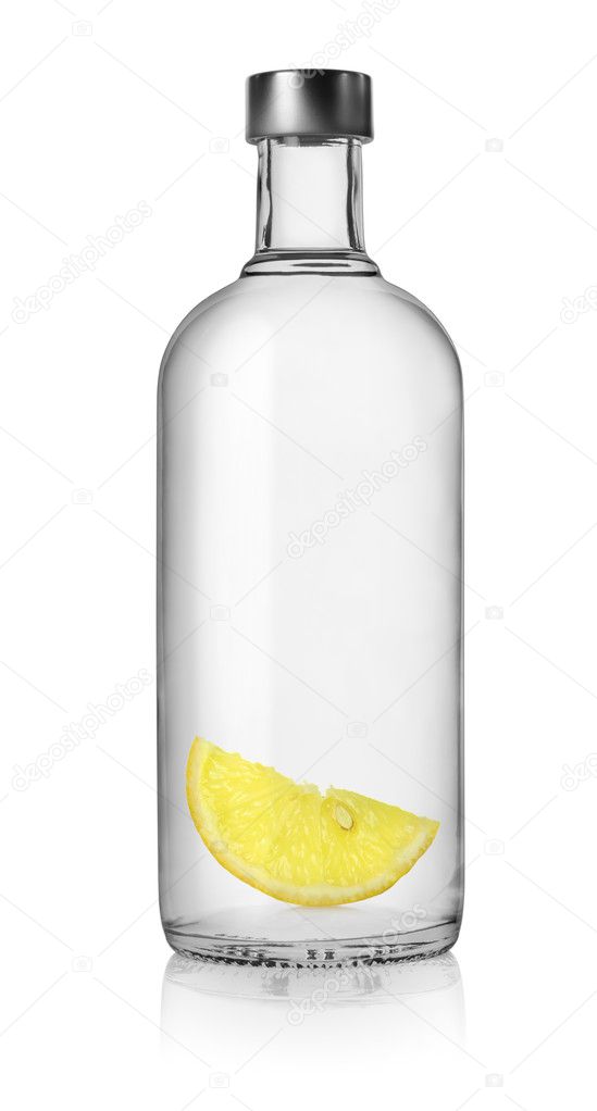 Vodka and lemon