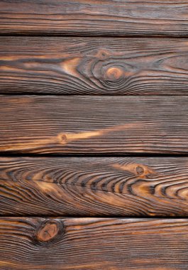 Vertical old wooden board clipart