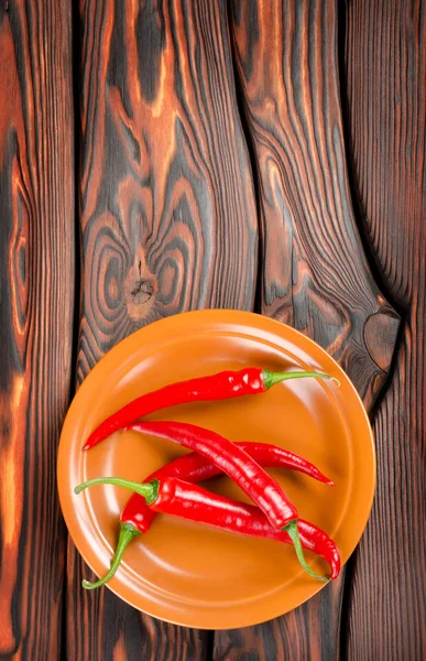 Pepper in a plate — Stock Photo, Image