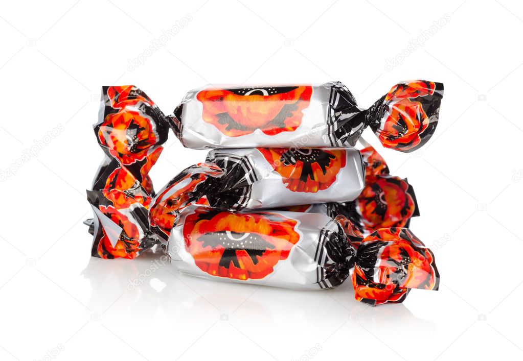 Candy in a wrapper