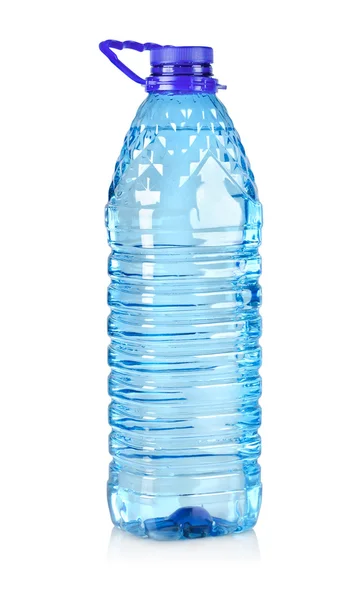 Duża butelka wody na białym tle — Zdjęcie stockowe