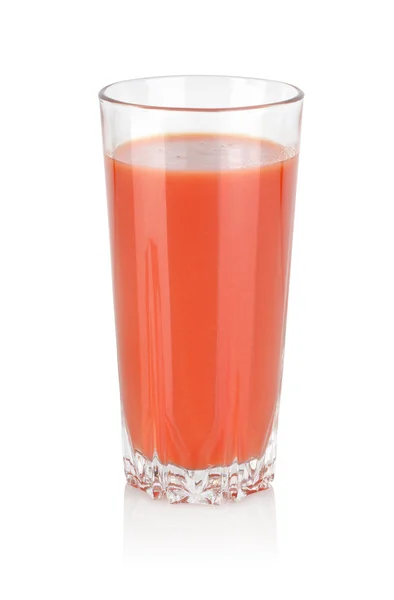 Стакан томатного сока — стоковое фото