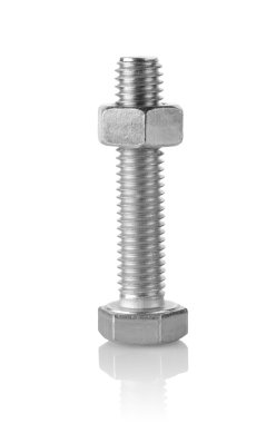 Big bolt and nut clipart