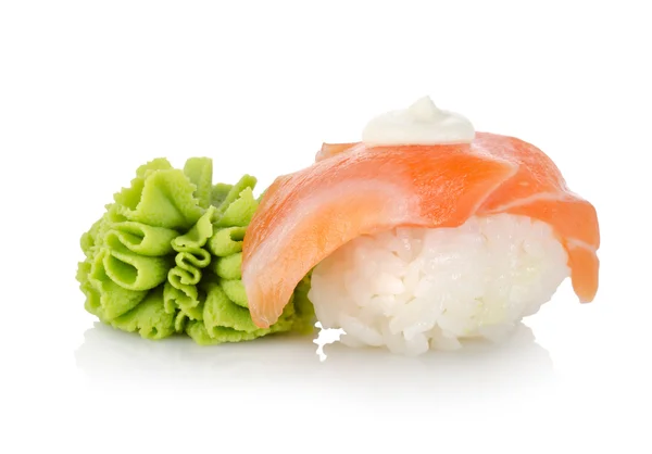 Sushi e wasabi — Fotografia de Stock