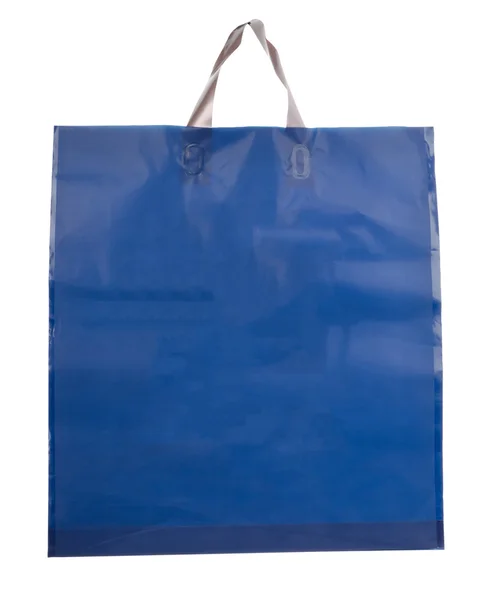 Μπλε πλαστική σακούλα — Φωτογραφία Αρχείου
