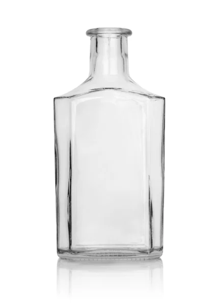 Пустая бутылка виски — стоковое фото
