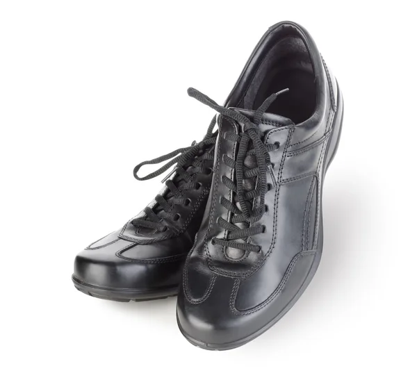 Nero scarpe da uomo — Foto Stock