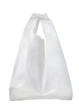 White plastic bag clipart