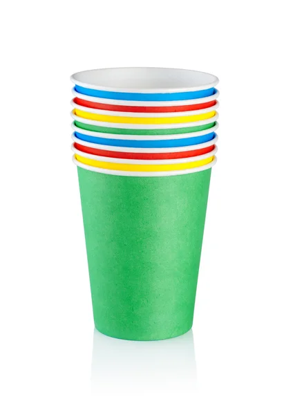 stock image Stack of disposable cups
