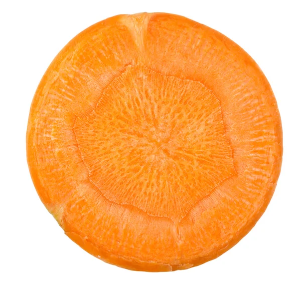 Zanahoria cortada en rodajas — Foto de Stock