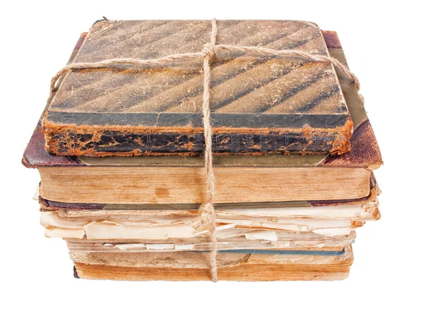 Starej książki z zmiętą kartkę — Zdjęcie stockowe