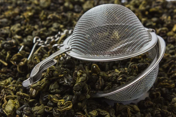 Çay süzgeci — Stok fotoğraf