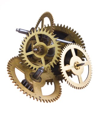 Gear of the clock clipart