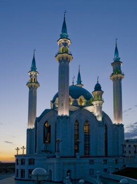 Muslim mosque in Kazan clipart