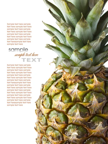 Taze çiğ olgun ananas — Stok fotoğraf