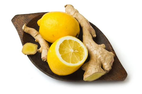 Імбир і лимоном — стокове фото