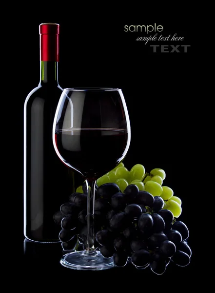 Vino rosso dell'uva — Foto Stock