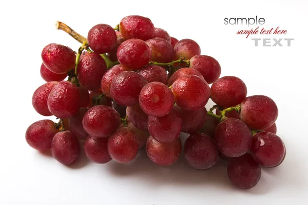 Пучок винограду на тарілці — стокове фото