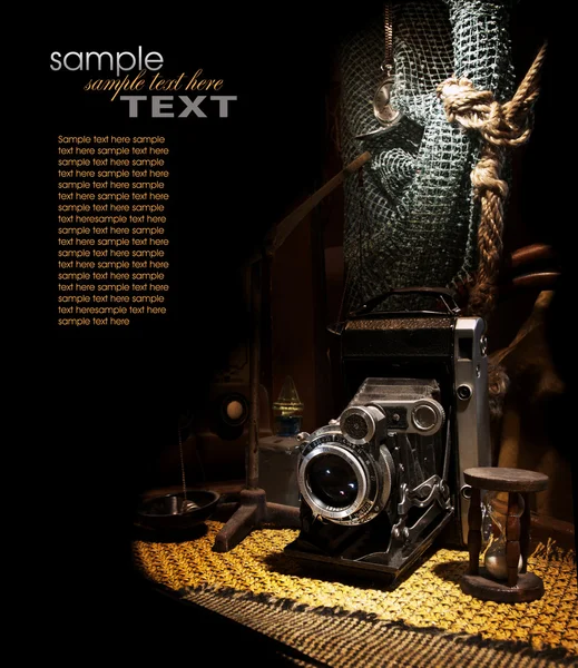 La vecchia macchina fotografica — Foto Stock