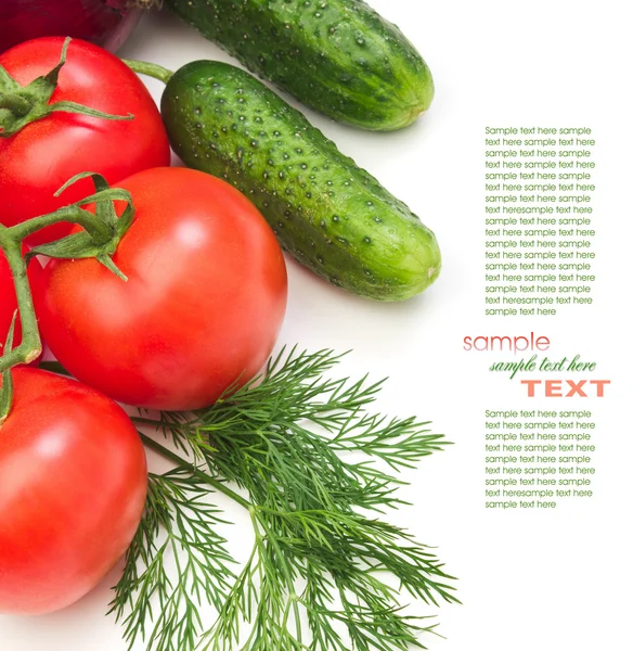 Ντομάτα και λαχανικά — Φωτογραφία Αρχείου