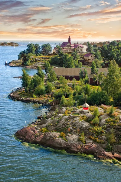 Islas cerca de Helsinki en Finlandia — Foto de Stock