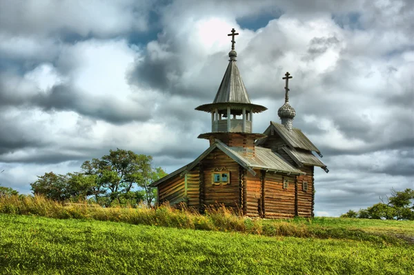 Τα ξύλινα κτίρια της αρχαία ρωσικής αρχιτεκτονικής — Φωτογραφία Αρχείου