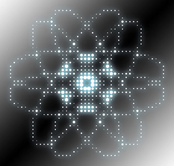 Abstract atom graphic — Stock Photo, Image