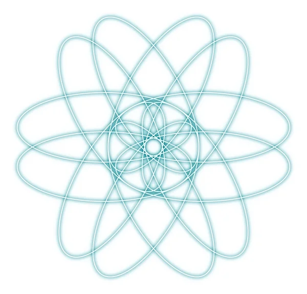 Графіка абстрактна atom — стокове фото