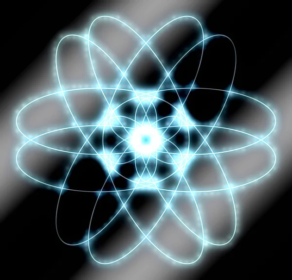 グラフィック抽象的な原子 — ストック写真