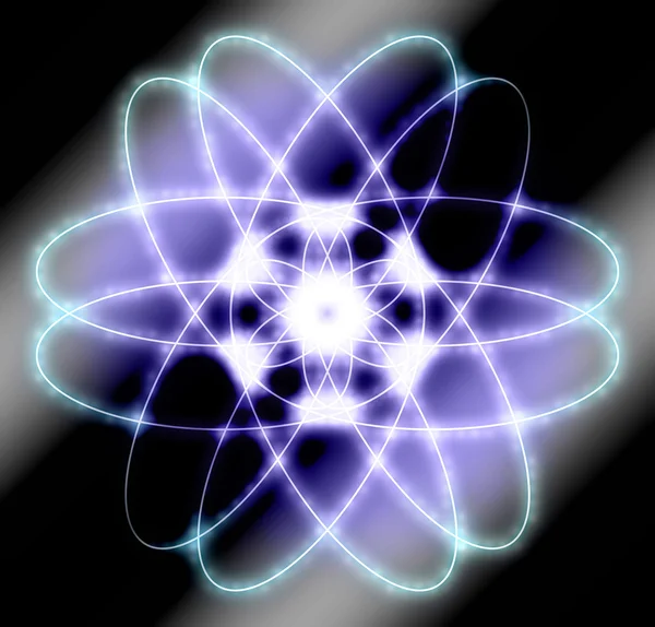 グラフィック抽象的な原子 — ストック写真
