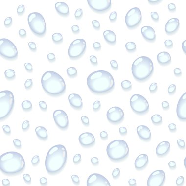 Seamless background with water drops clipart