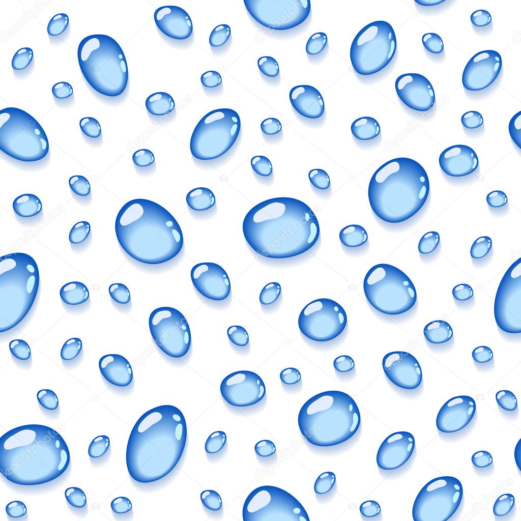 Seamless background with water drops.