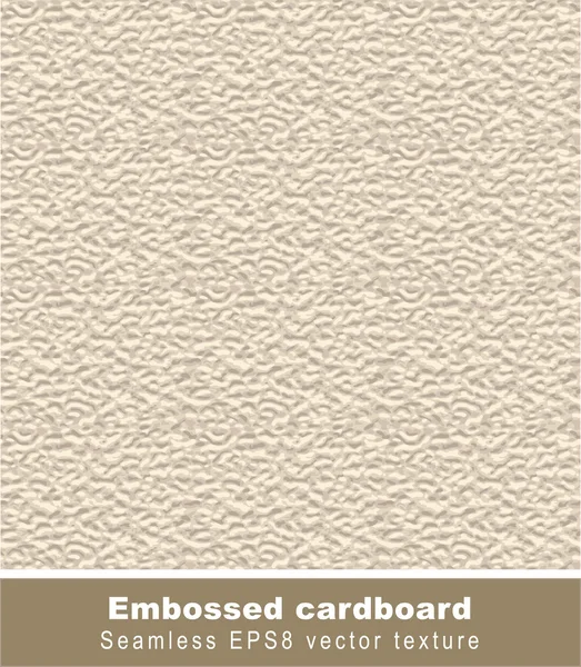 Embossed cardboard. — Stock Vector