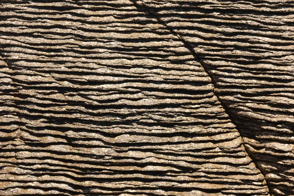 Antecedentes das rochas de panqueca de Punakaiki, NZ — Fotografia de Stock
