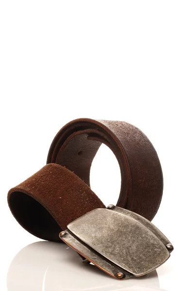 Cinturón cuero marrón —  Fotos de Stock