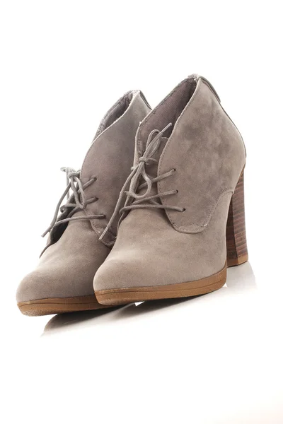 Zapatos grises para mujer — Foto de Stock