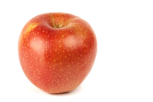 Jedno červené jablko — Stock fotografie