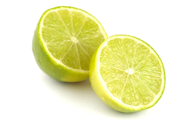 Two parts of lime — Stock Photo, Image