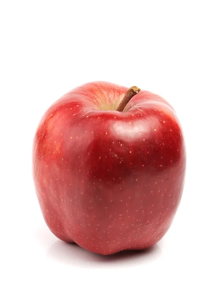 Ett rött äpple — Stockfoto