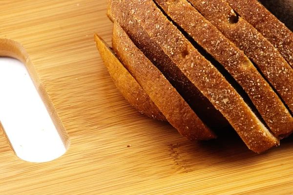 Gemide dilimlenmiş ekmek — Stok fotoğraf