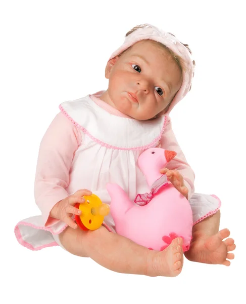 Imádnivaló baba lány — Stock Fotó