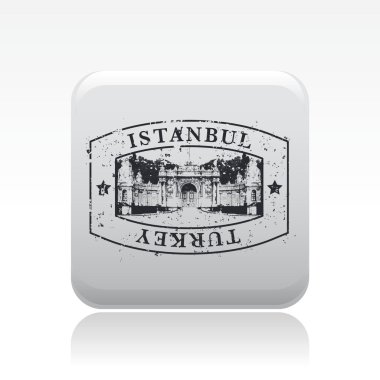 izole istanbul simge vektör çizim