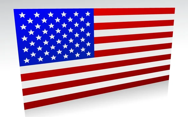 미국 국기의 벡터 그림 — 스톡 벡터