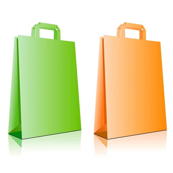 Ilustração vetorial de sacos coloridos — Vetor de Stock