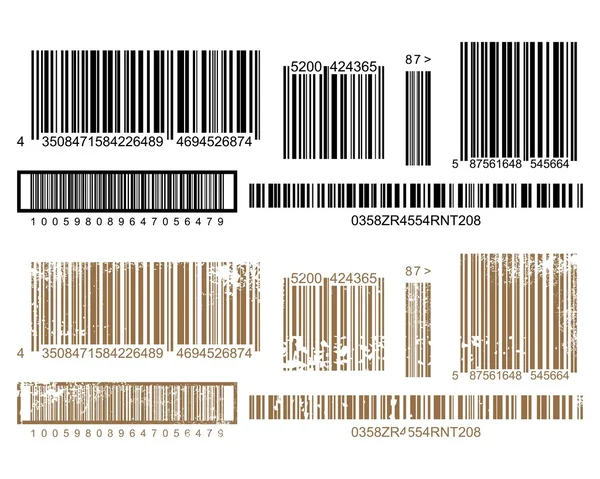 Vector illustration of barcode — Stock Vector