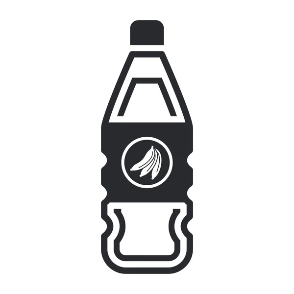 फलों के रस की बोतल को चित्रित करने वाले प्रतीक का वेक्टर चित्रण — स्टॉक वेक्टर