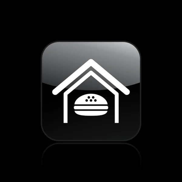 Illustration vectorielle de l'icône des sandwichs simples — Image vectorielle